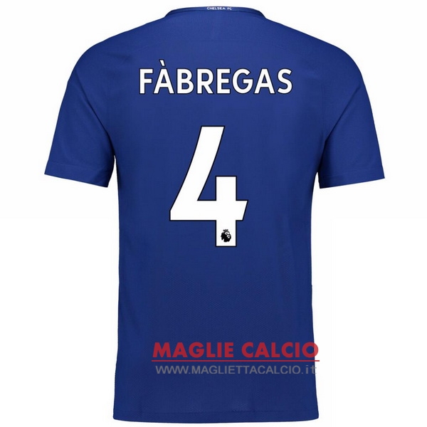 nuova maglietta chelsea 2017-2018 fabregas 4 prima